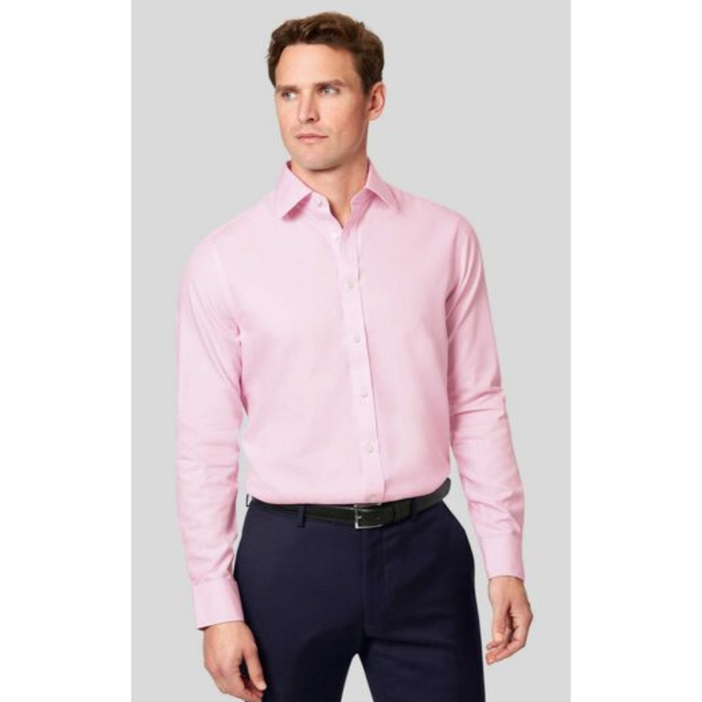 Charles Tyrwhitt Non Iron Herringbone Slim 15.5/32